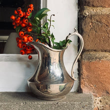 Load image into Gallery viewer, Gorgeous Vintage Small Silver Plated Pitcher with Subtle Ornate Designs
