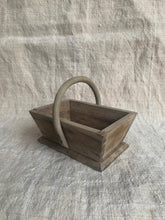 Load image into Gallery viewer, Charming Mini Vintage Wooden Decorative Trug
