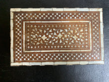 Load image into Gallery viewer, Beautiful Vintage Bone Inlay Decorative Box
