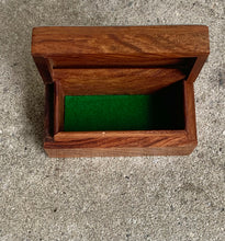 Load image into Gallery viewer, Fabulous Sasha Bowles Designs Wooden Box with Pewter Lid
