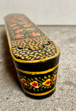 Load image into Gallery viewer, Beautiful Vintage Painted Indian Incense/ Pencil Case Box
