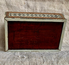 Load image into Gallery viewer, Wonderful Vintage Egyptian Mosaic Mother Of Pearl Inlay Wooden Storage Chest Box
