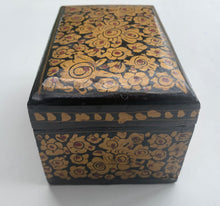 Load image into Gallery viewer, Vintage Kashmir Hand Painted Papier Mache Playing Cards Box
