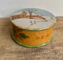 Load image into Gallery viewer, Charming Vintage Painted Wooden Trinket Box
