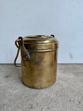 Load image into Gallery viewer, Charming Vintage Brass Storage Canister with Handle
