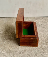 Load image into Gallery viewer, Fabulous Sasha Bowles Designs Wooden Box with Pewter Lid
