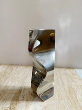 Load image into Gallery viewer, Rare Contemporary Design Twist Pewter Vase - Stunning
