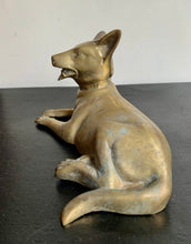 Load image into Gallery viewer, Charming Vintage Brass English Bull Terrier Dog Ornament
