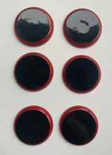 Load image into Gallery viewer, Vintage Japanese Red Lacquer Coasters in a beautiful decorative storage box
