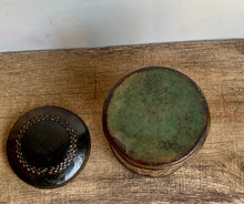 Load image into Gallery viewer, Attractive Vintage Leather Covered Tin Stamped Waverley Cigarettes
