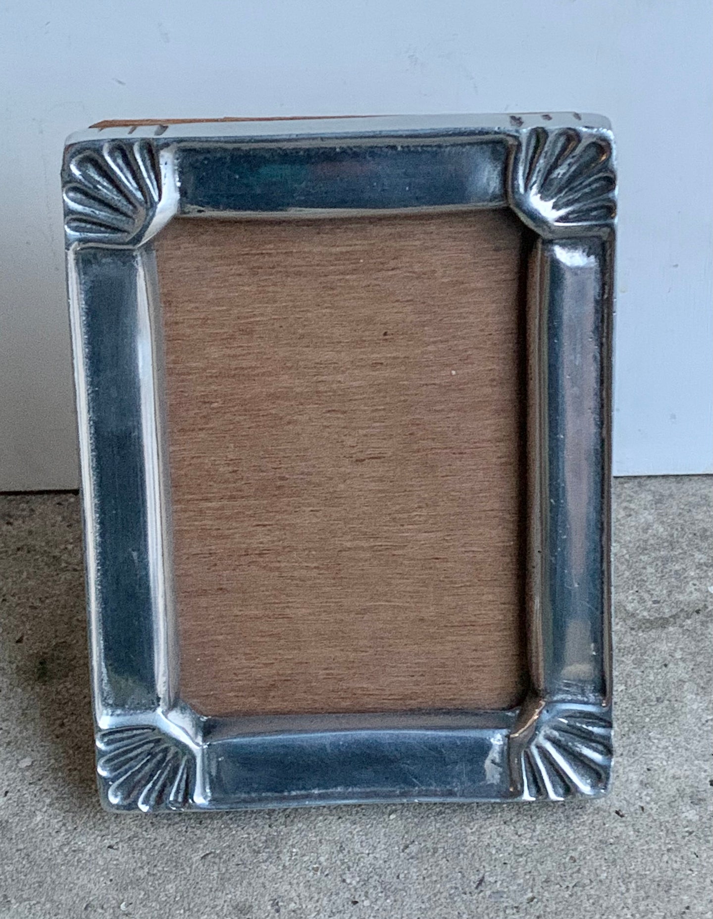 Good Looking Mexican Silver Plated Picture Frame