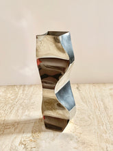 Load image into Gallery viewer, Rare Contemporary Design Twist Pewter Vase - Stunning
