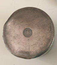 Load image into Gallery viewer, Stylish Vintage Selangor Malaya Hammered Pewter Tea Caddy or Cigarette or Tobacco Box
