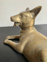 Load image into Gallery viewer, Charming Vintage Brass English Bull Terrier Dog Ornament
