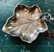 Load image into Gallery viewer, Attractive Vintage Silver Plated Leaf-Shaped Dish
