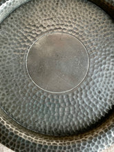 Load image into Gallery viewer, Stylish Vintage Malayan Hammered Pewter Dish
