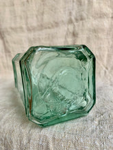 Load image into Gallery viewer, Beautiful Recycled Decorative Ornate Green Glass Bottle, Spain
