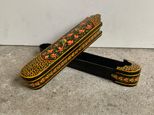 Load image into Gallery viewer, Beautiful Vintage Painted Indian Incense/ Pencil Case Box
