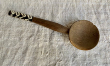 Load image into Gallery viewer, 2 Stylish Vintage Hand Carved African Wooden Spoons and 1 Serving Fork
