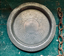 Load image into Gallery viewer, Stylish Vintage Malayan Hammered Pewter Dish
