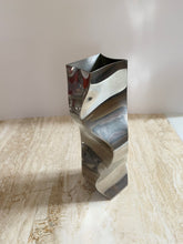 Load image into Gallery viewer, Rare Contemporary Design Twist Pewter Vase - Stunning
