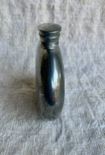 Load image into Gallery viewer, Wonderful Vintage English Pewter Small Round Pocket Flask
