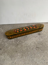 Load image into Gallery viewer, Beautiful Vintage Painted Indian Incense/ Pencil Case Box
