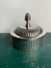 Load image into Gallery viewer, Elegant Small Silver Plated  Lidded Pot
