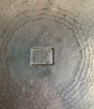 Load image into Gallery viewer, Stylish Vintage Malayan Hammered Pewter Dish
