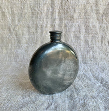 Load image into Gallery viewer, Wonderful Vintage English Pewter Small Round Pocket Flask
