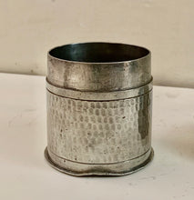 Load image into Gallery viewer, Stylish Vintage Selangor Malaya Hammered Pewter Tea Caddy or Cigarette or Tobacco Box
