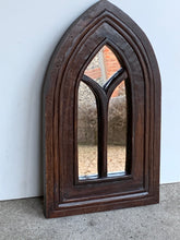 Load image into Gallery viewer, Gothic Style Wooden Wall Mirror
