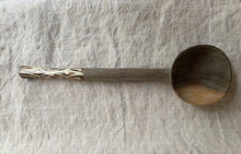 Load image into Gallery viewer, 2 Stylish Vintage Hand Carved African Wooden Spoons and 1 Serving Fork
