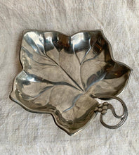 Load image into Gallery viewer, Attractive Vintage Silver Plated Leaf-Shaped Dish
